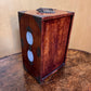 Vintage Chinese Rosewood Jade Jewellery Box