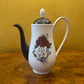 Vintage Queen Anne Duet Coffee Pot
