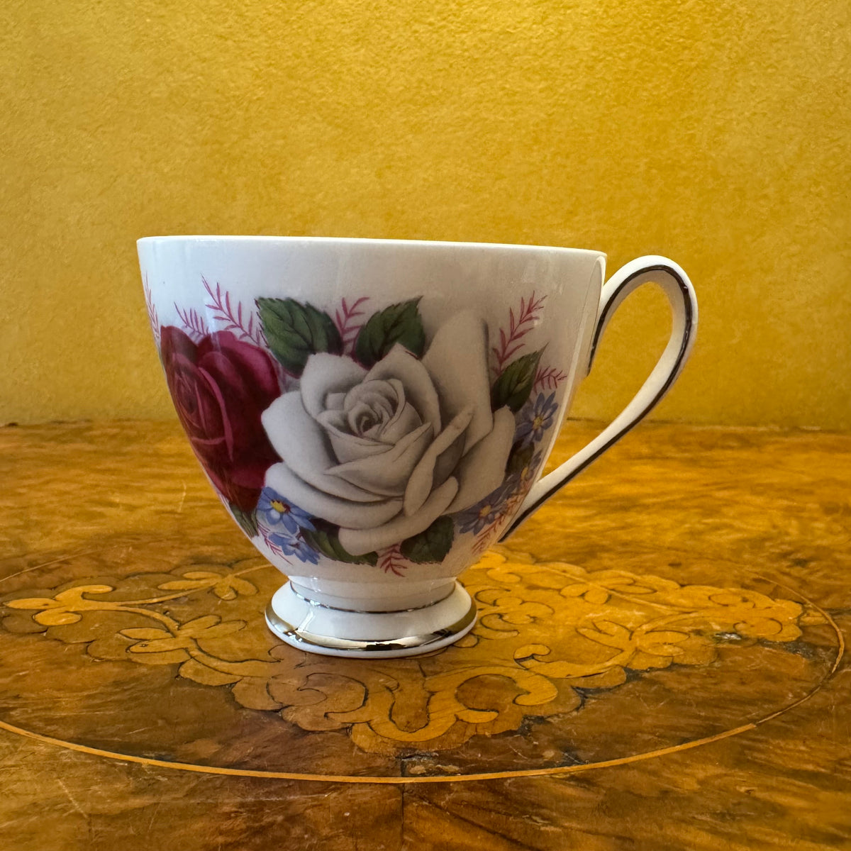Vintage Queen Anne Duet Tea Cup