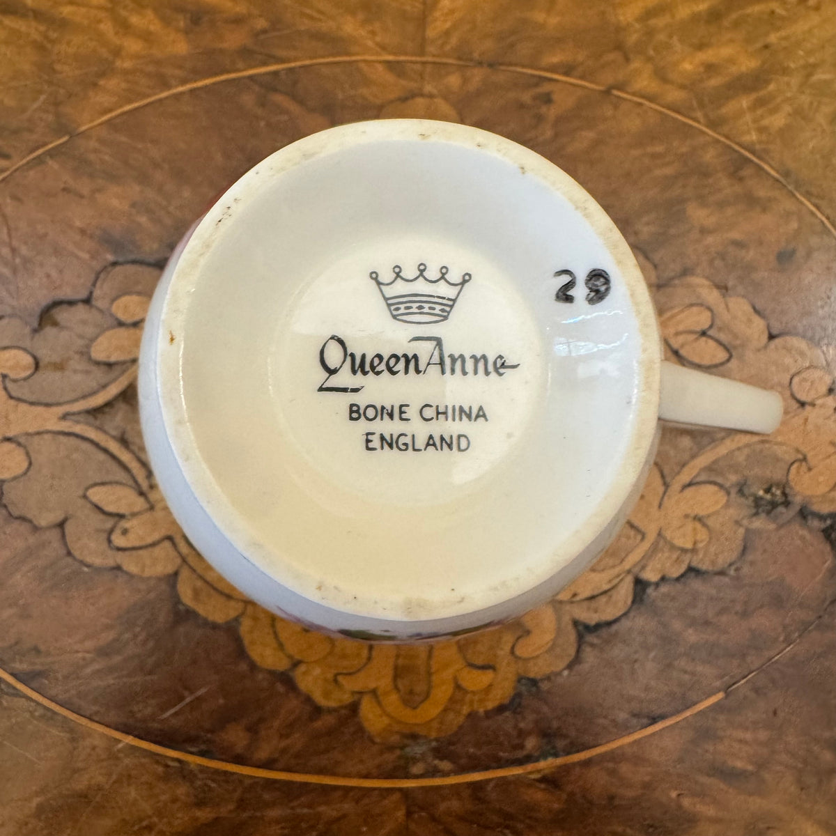 Vintage Queen Anne Duet Tea Cup