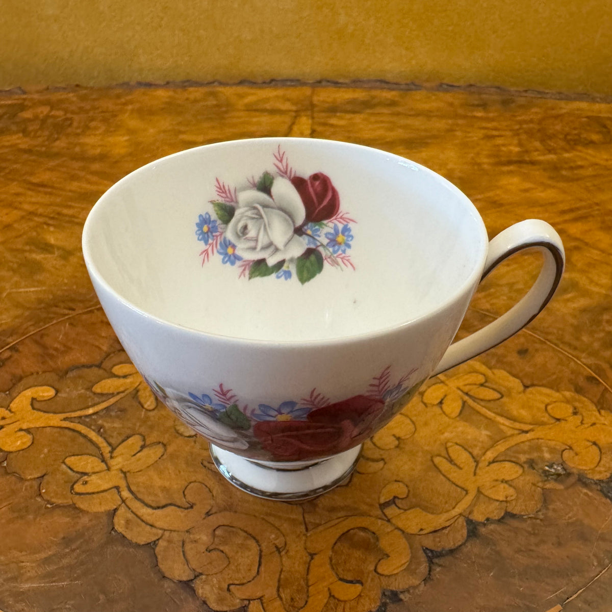 Vintage Queen Anne Duet Demitasse Coffee Cup & Saucer