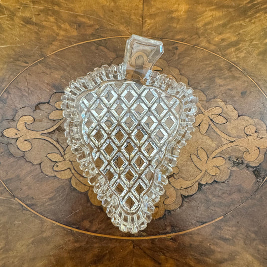 Vintage Astra Leaf Shape Trinket Dish