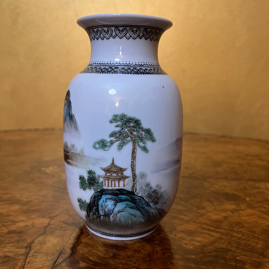 Vintage Chinese Painted Vase