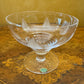 Vintage Stuart Crystal Woodchester Fern Pattern Dessert Glasses Pair