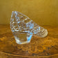 Vintage Crystal Cut Slipper Shoe