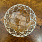 Vintage Crystal Cut Round Trinket Box