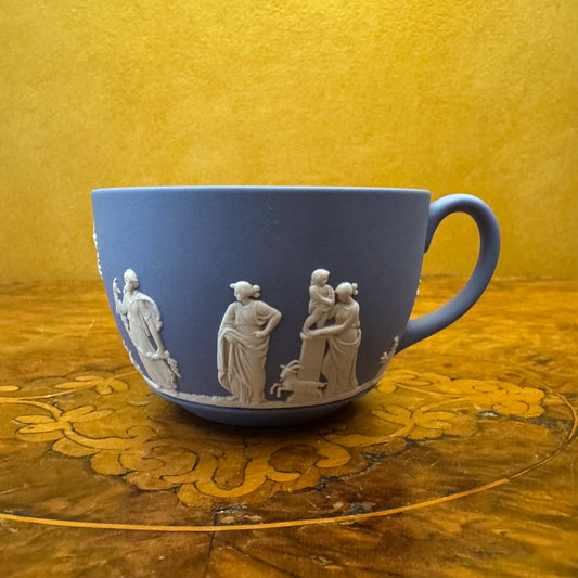 Vintage Wedgwood Blue Jasperware Tea Cup