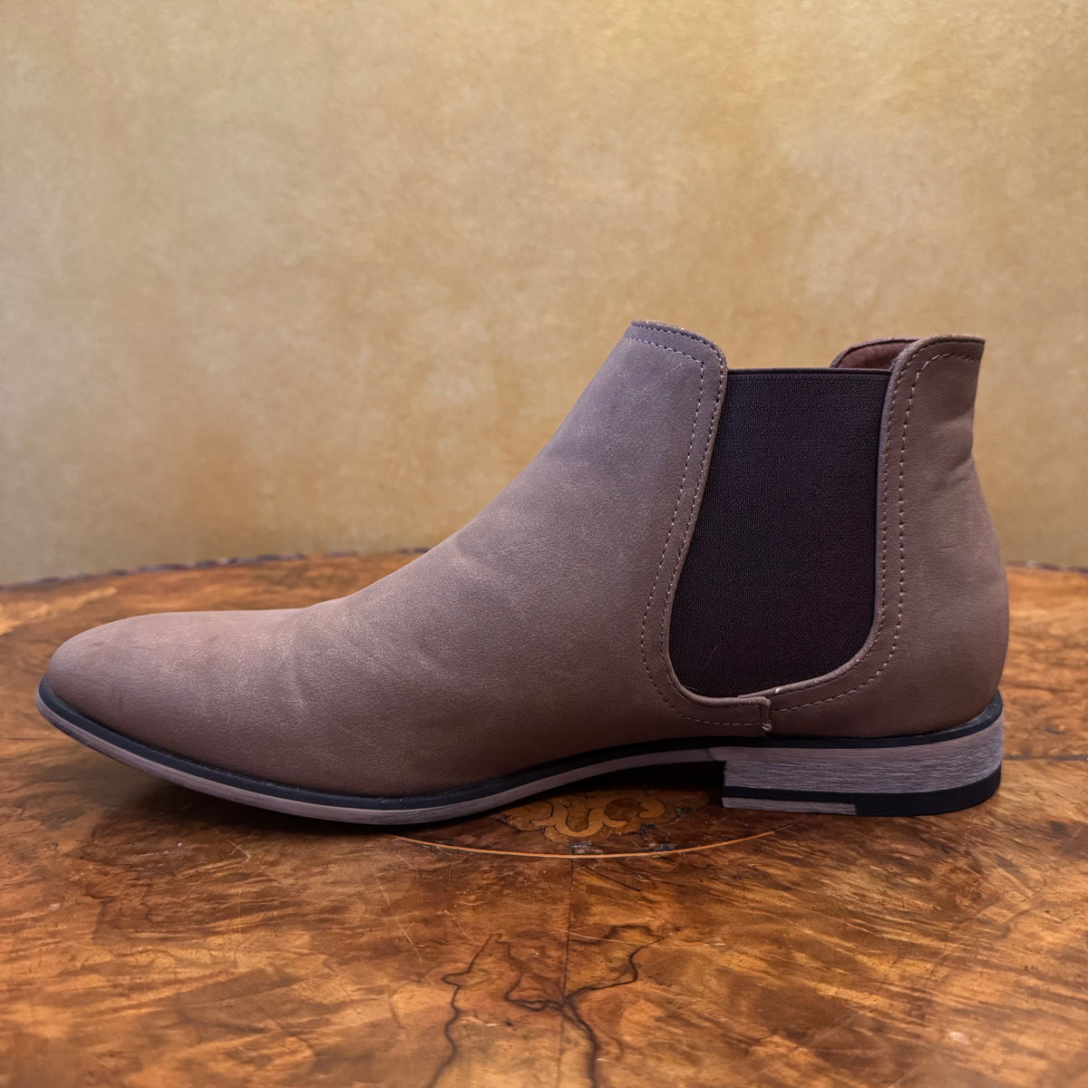 Connor Mens Tan Ankle Boots Size 8