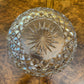 Vintage Crystal Cut Large Bowl