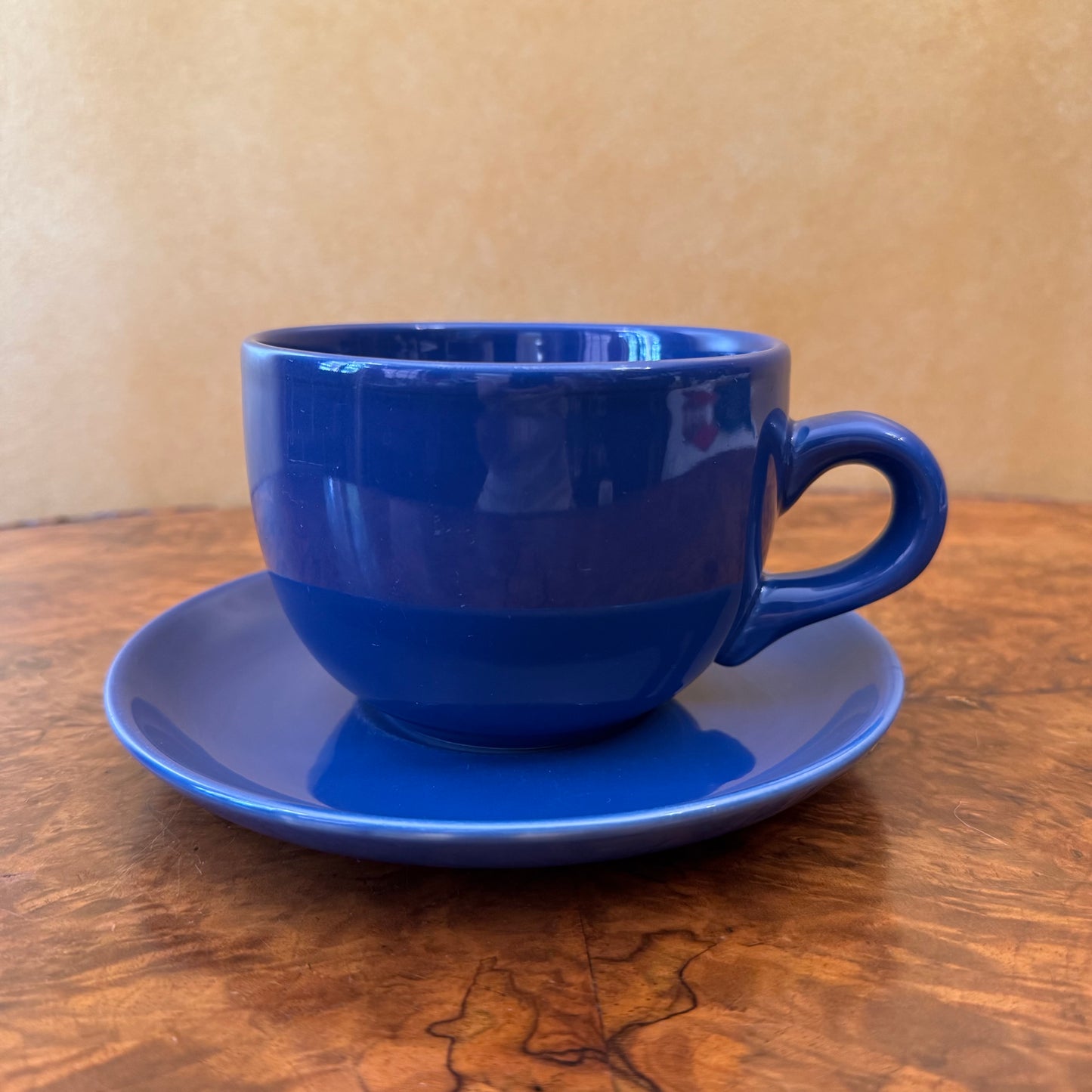 Blue Large Cup & Saucer