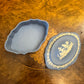 Vintage Wedgwood Jasperware Blue Cherubs Trinket Box