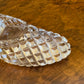 Vintage Crystal Cut Slipper Shoe