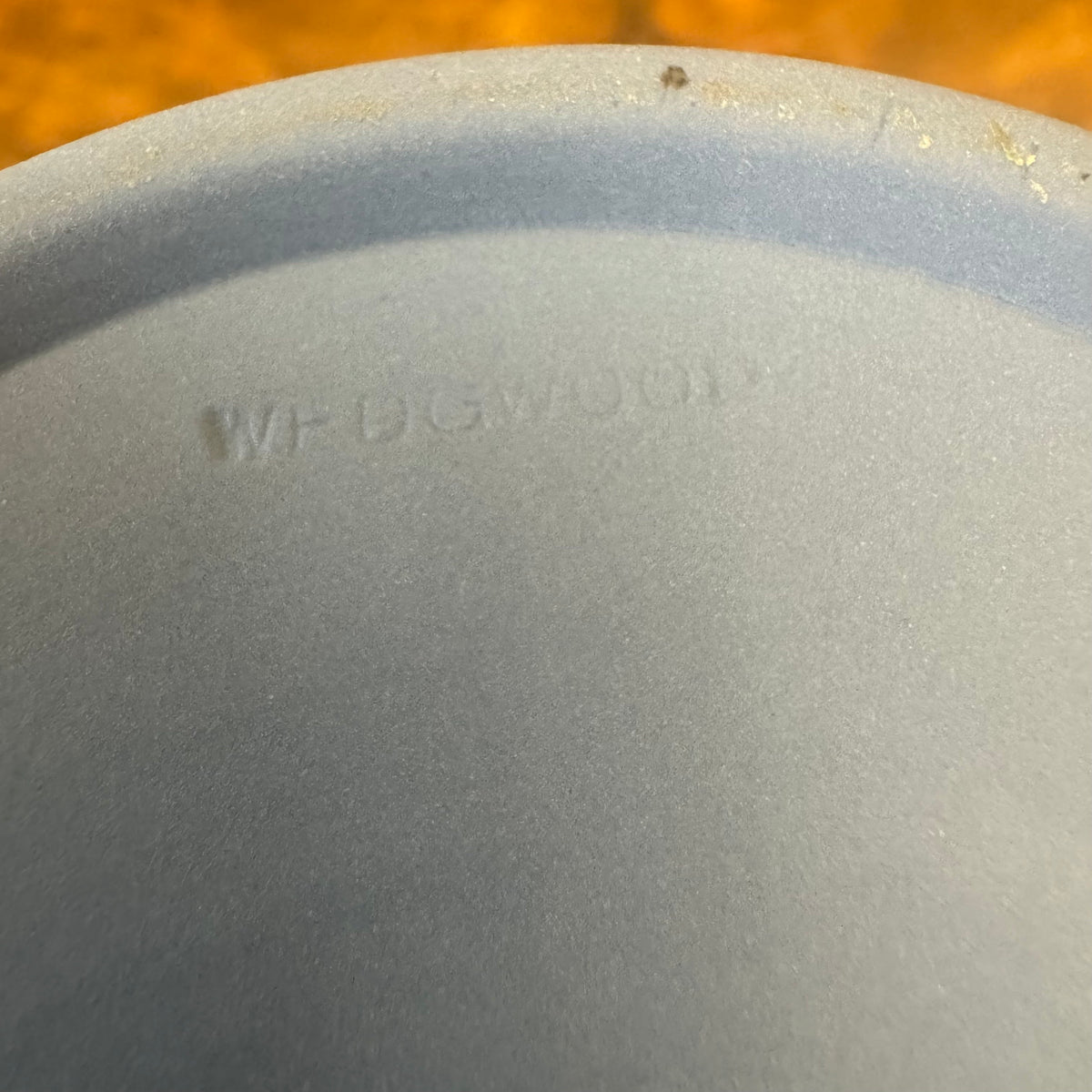Vintage Wedgwood Blue Jasperware Houses of Parliament Christmas 1974 Neoclassical Mug