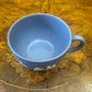 Vintage Wedgwood Blue Jasperware Tea Cup & Saucer