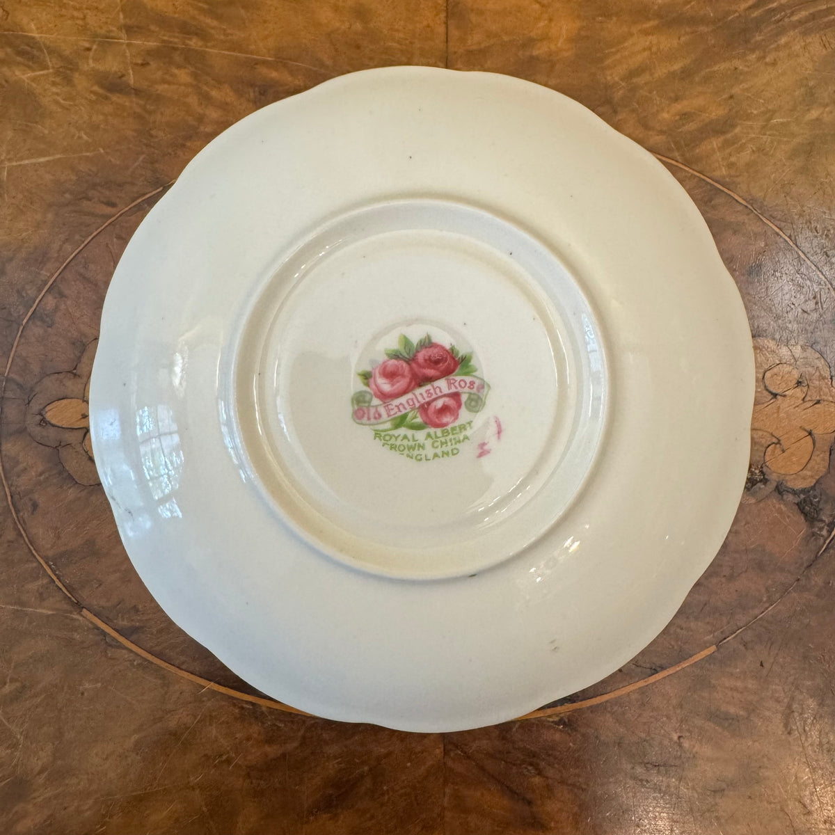Vintage Royal Albert Old English Rose Tea Cup Trio Set