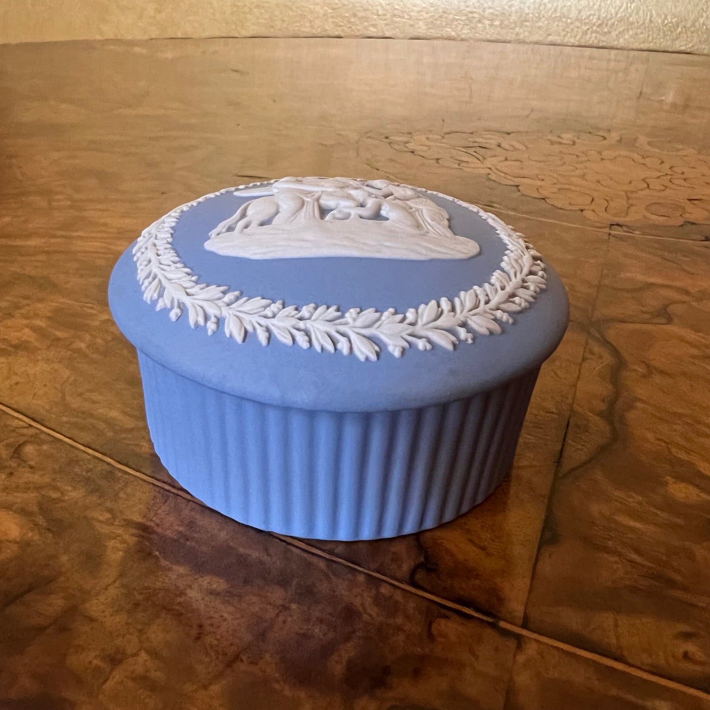 Vintage Wedgwood Jasperware Pegasus Trinket Box