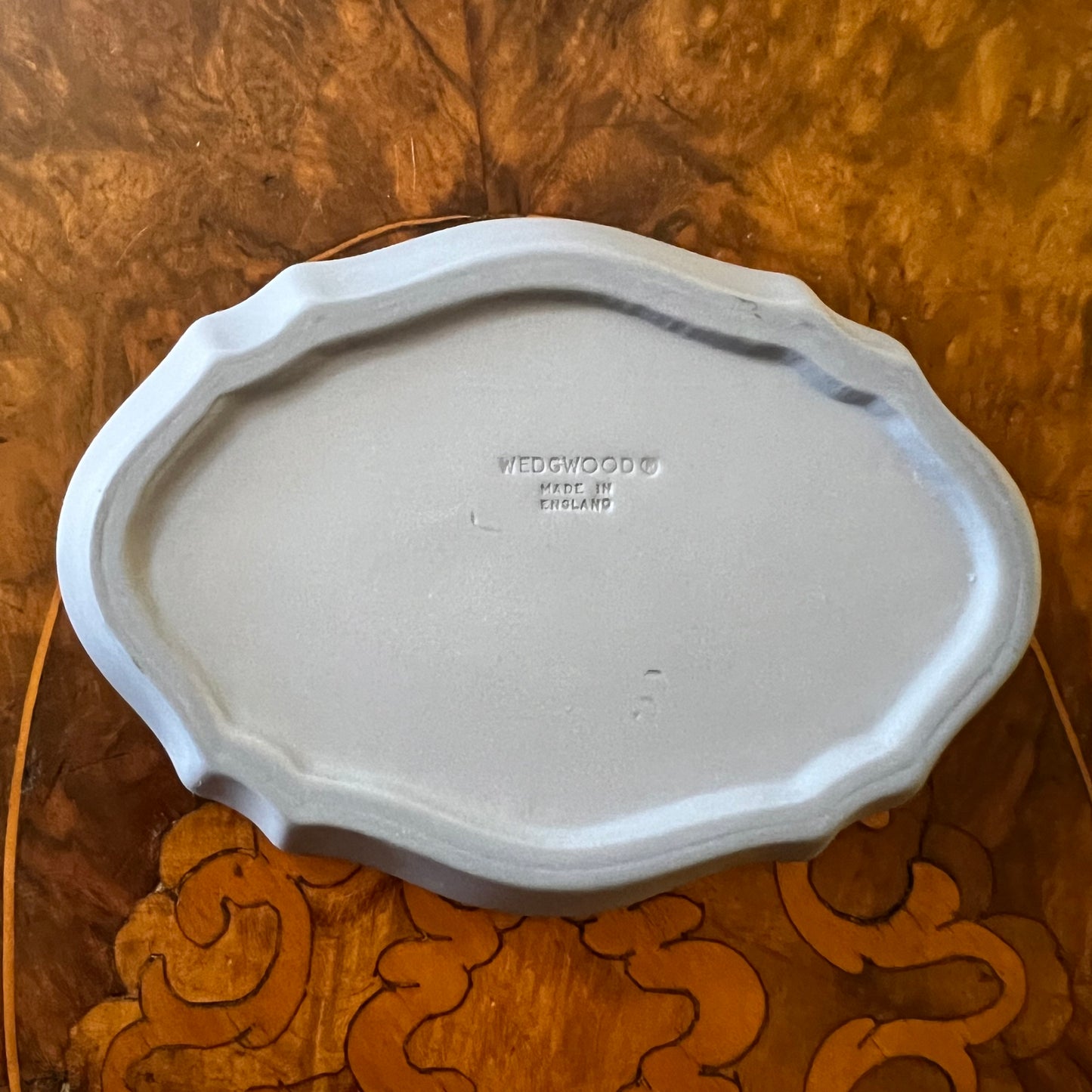 Vintage Wedgwood Jasperware Cherubs Oval Pin Dish