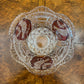 Vintage Hofbauer German Crystal Bird Candy Dish