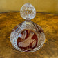 Vintage Hofbauer German Crystal Bird Candy Dish