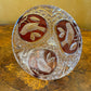 Vintage Hofbauer German Crystal Bird Candy Dish