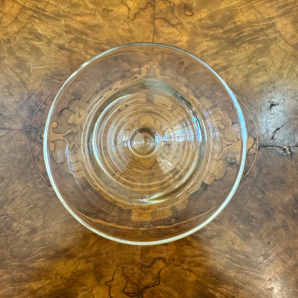 Vintage French Large Wine Glass