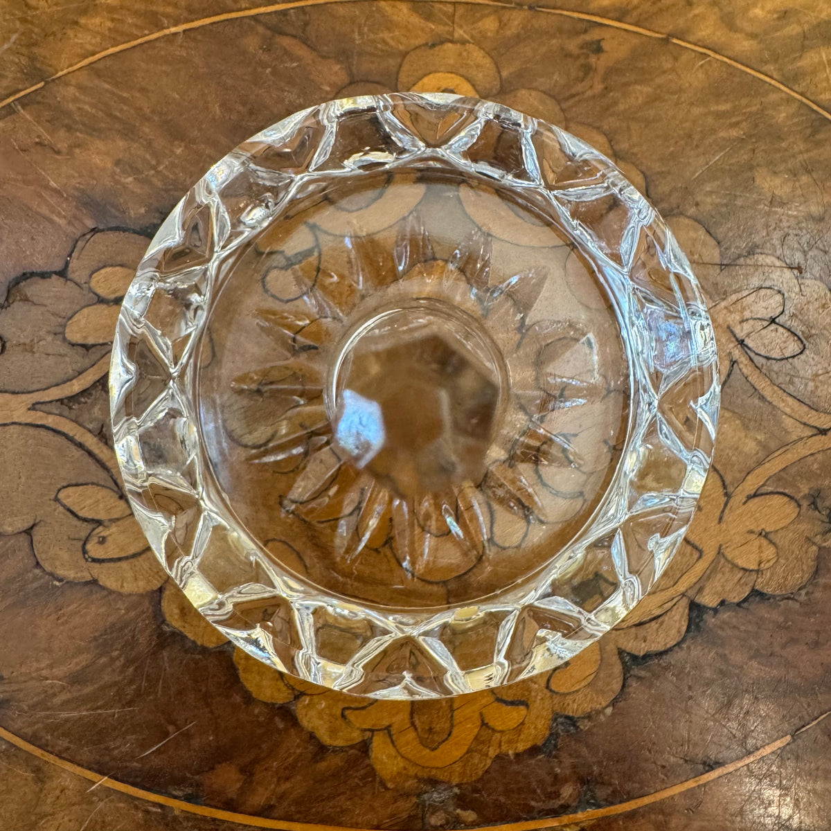 Vintage Crystal Ring Holder