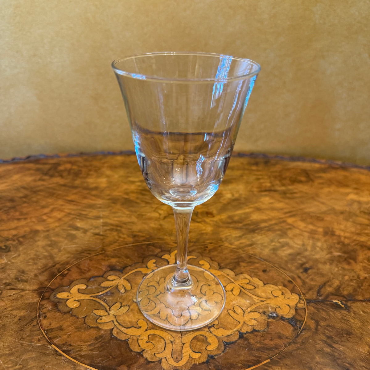 Vintage French Small Wine Glasses Set Of Six