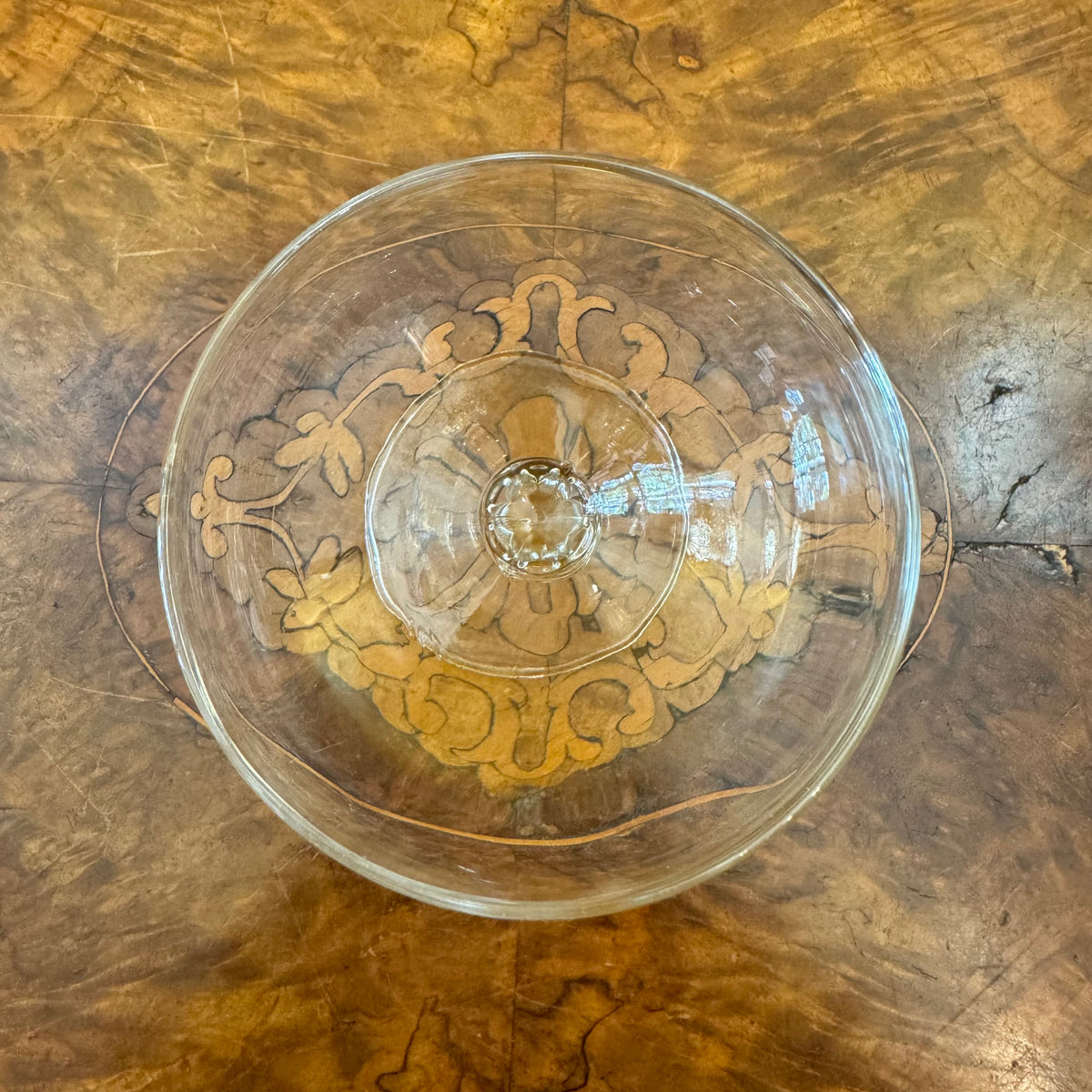 Vintage Glass Champagne Coupes Set Of Six