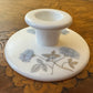 Wedgwood Ice Rose Candle Holder Pair