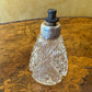 Vintage Sterling Silver Rim Perfume Bottle
