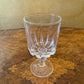 Vertical Cut Elegant Crystal Small Wine Glasses Set Of Five