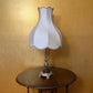 Vintage Brass Marble Table Lamp