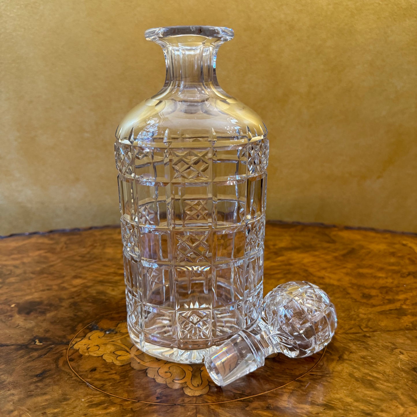Vintage Crystal Cut Decanter