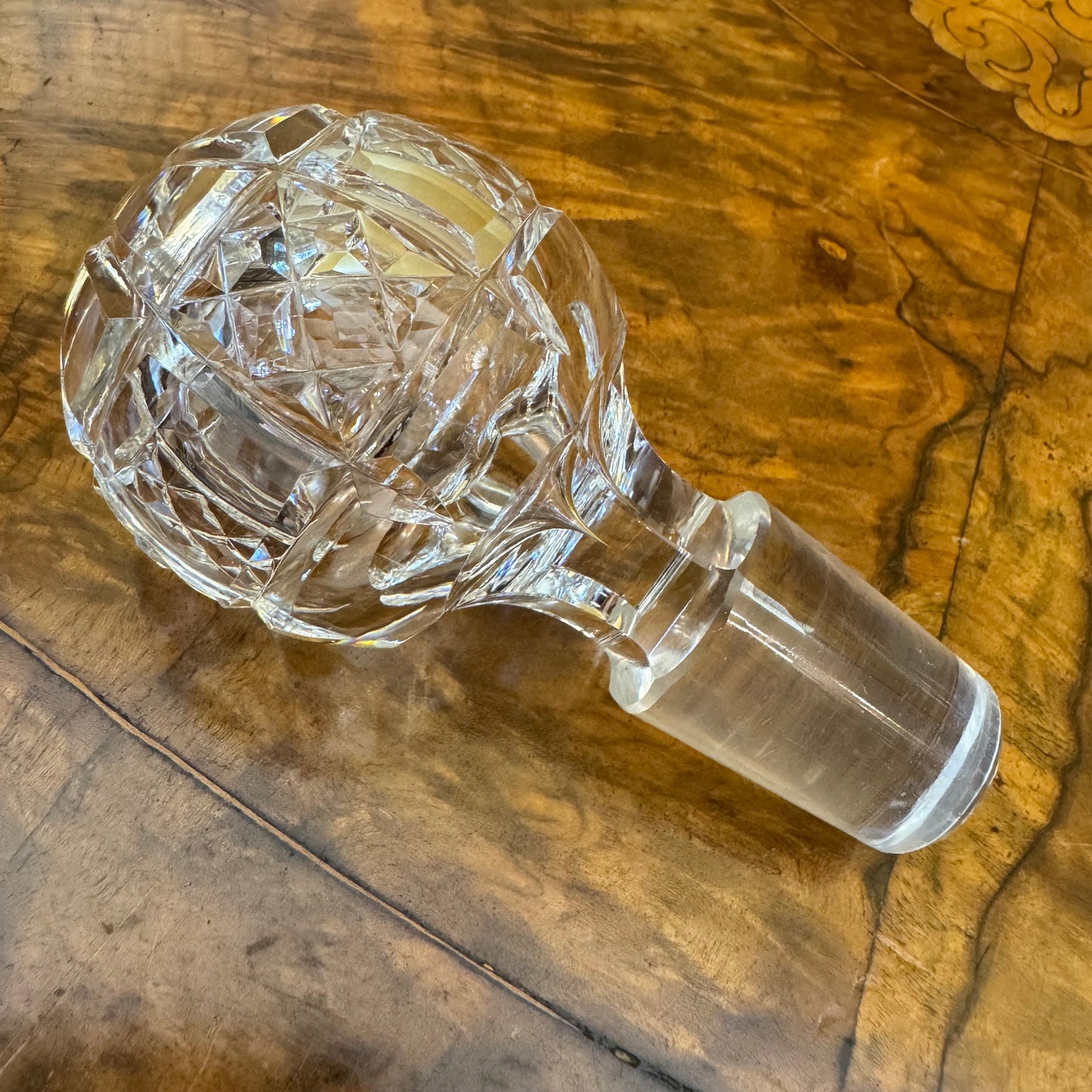 Vintage Crystal Cut Decanter