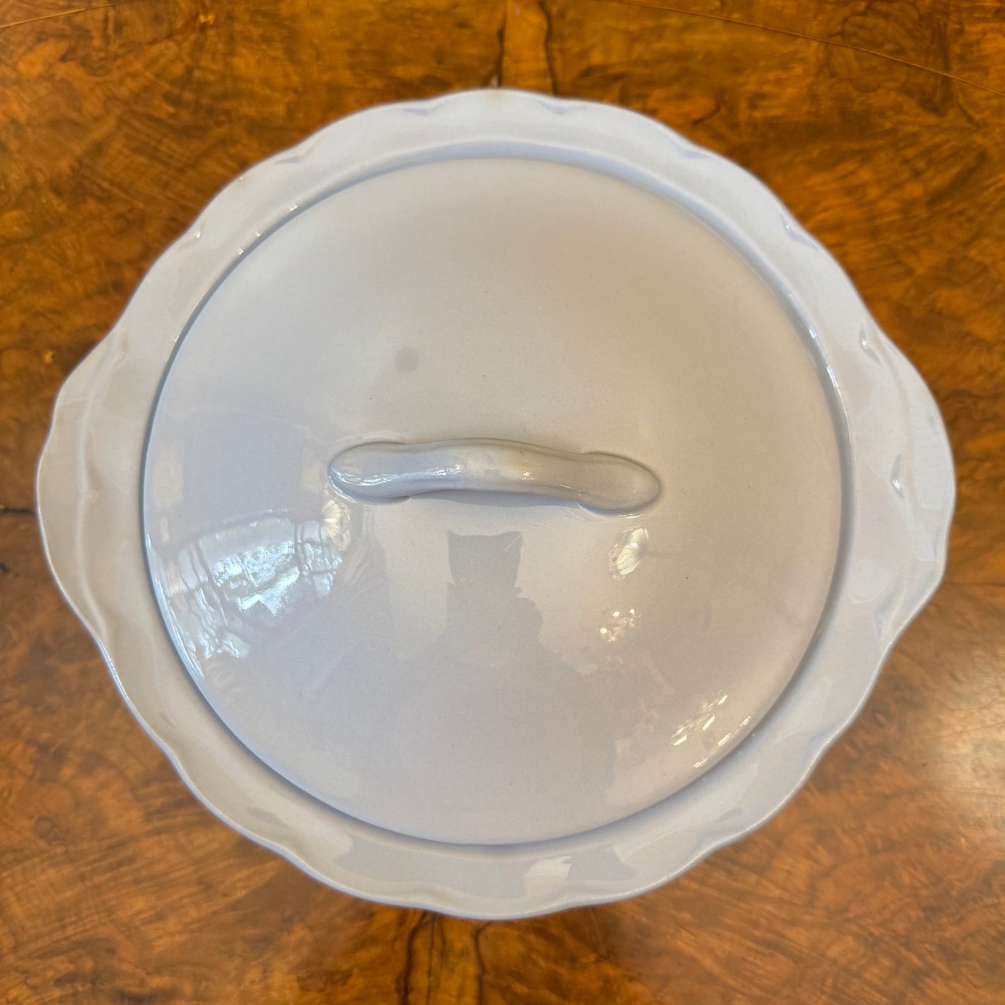 Vintage Grindley Lupin Petal Serving Bowl With Lid