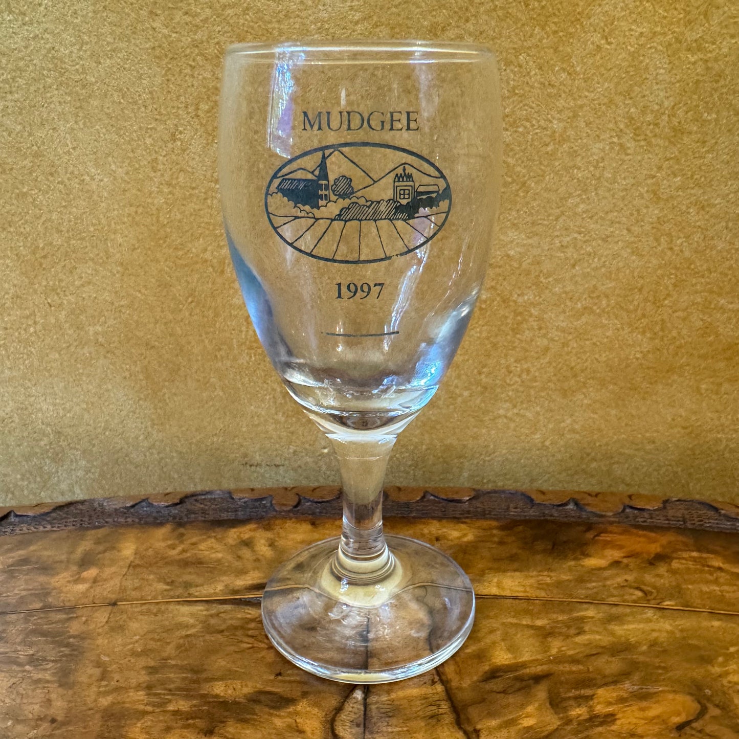 Mudgee Souvenir Wine Glasses Set Of Five