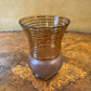 Vintage Brown & Gold Stripe Pitcher & Glasses