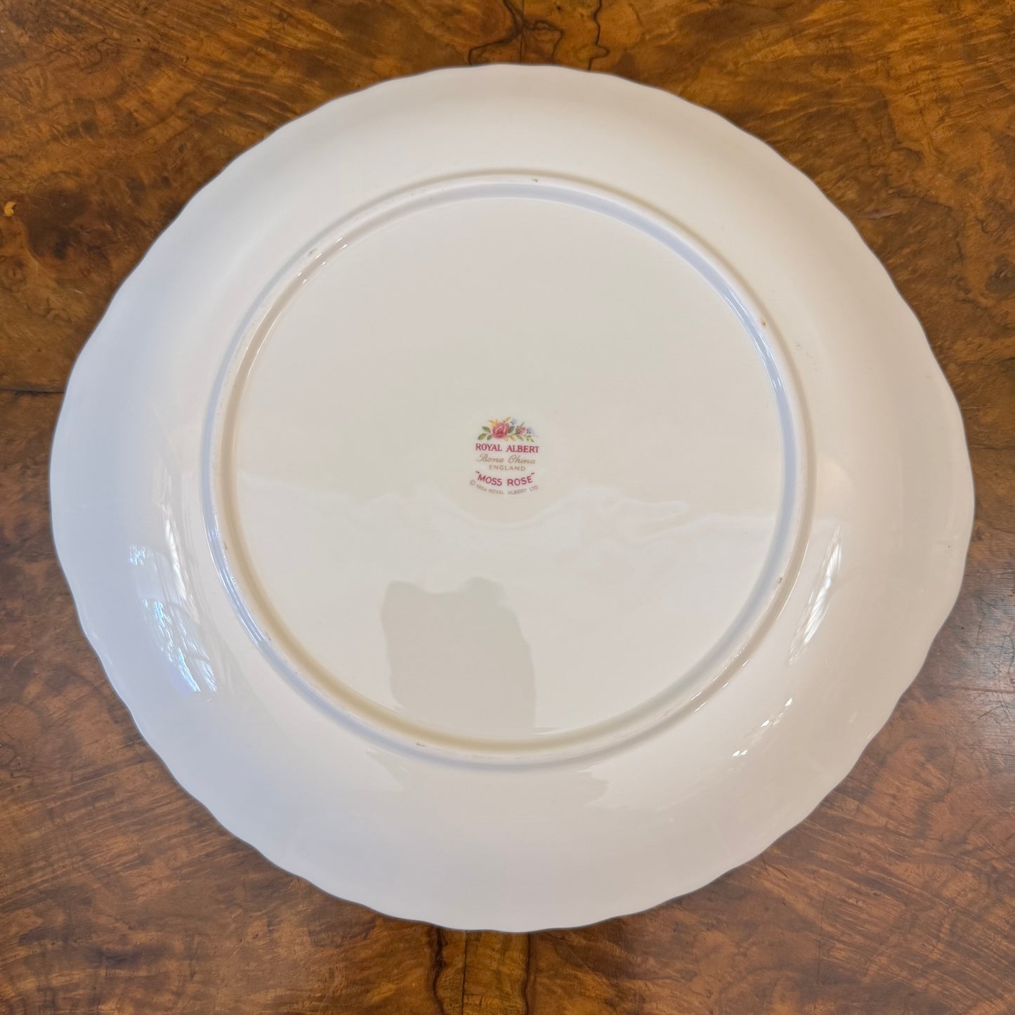 Vintage Royal Albert Moss Rose Cake Plate