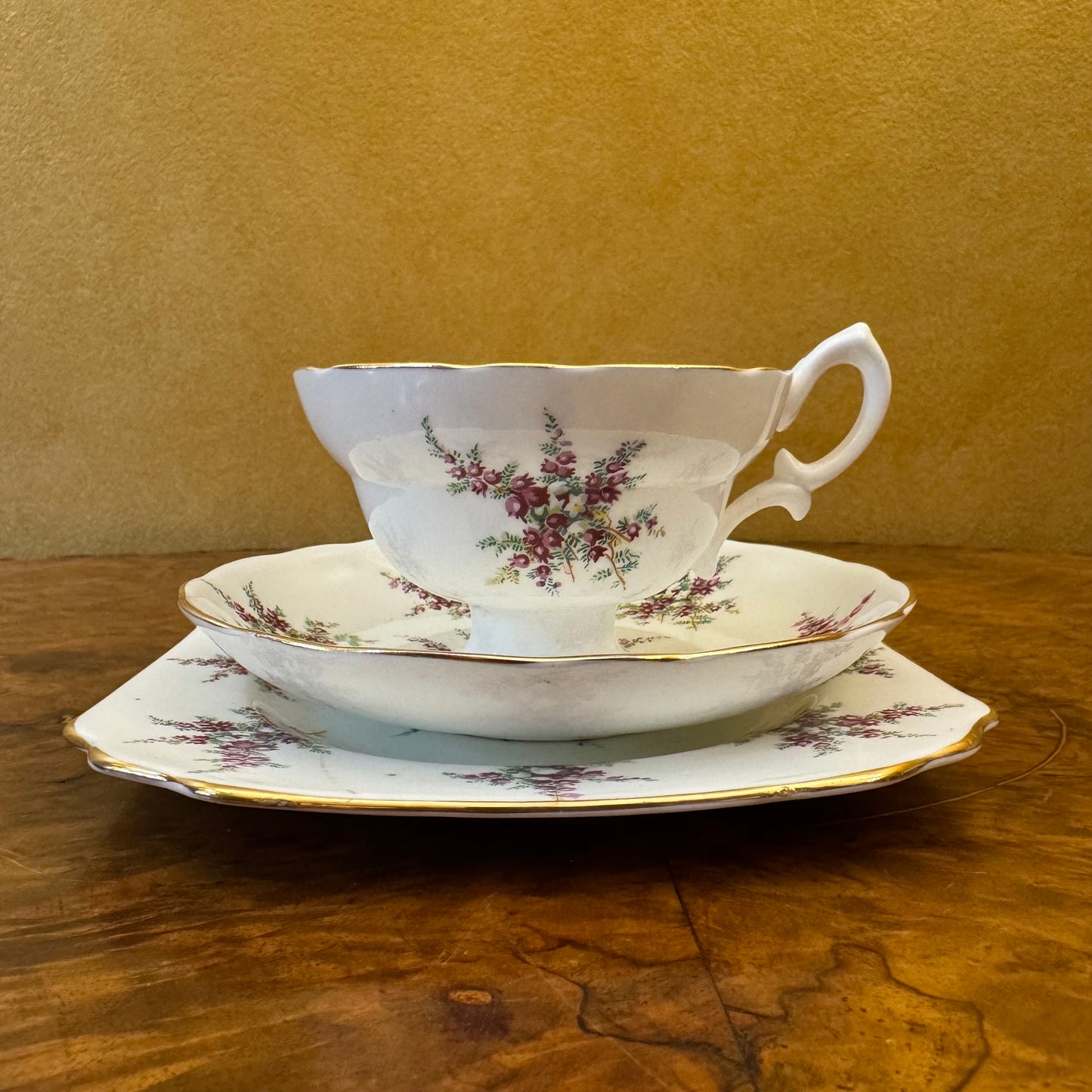 Vintage Hammersley Tea Cup Trio Set