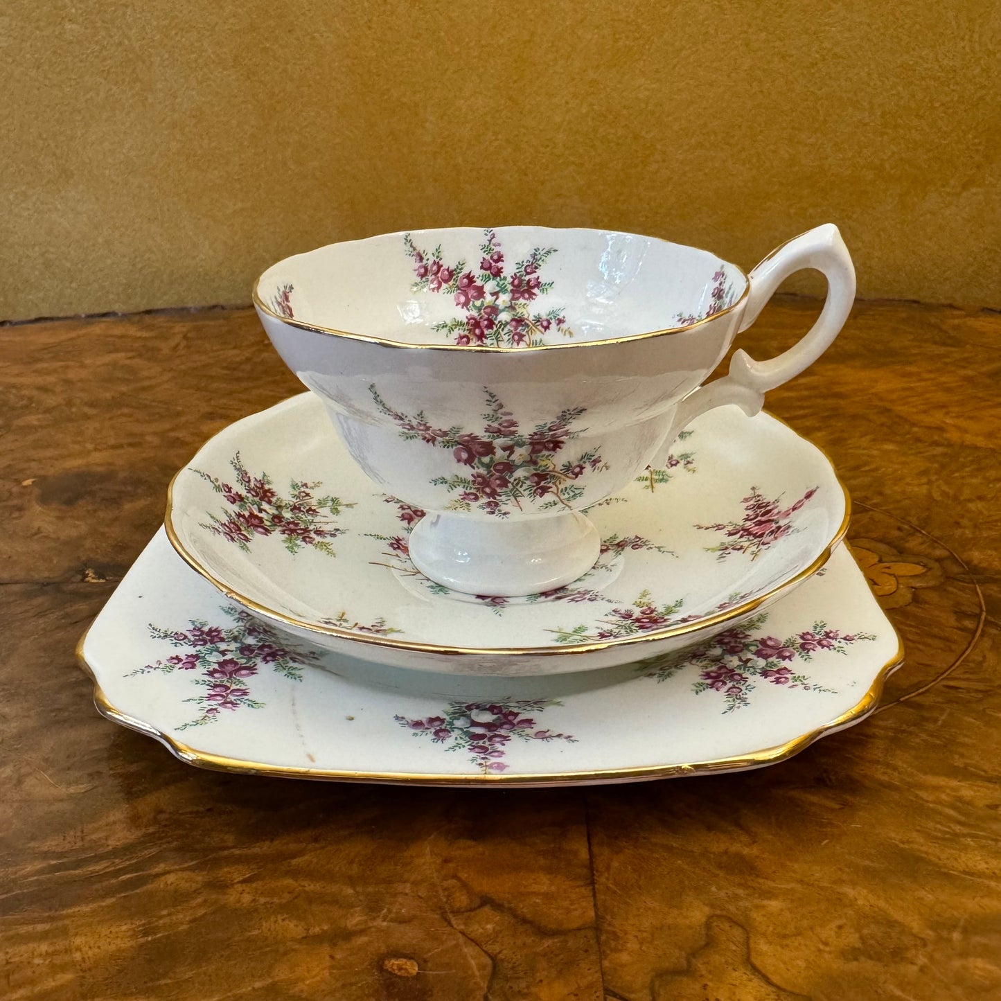 Vintage Hammersley Tea Cup Trio Set