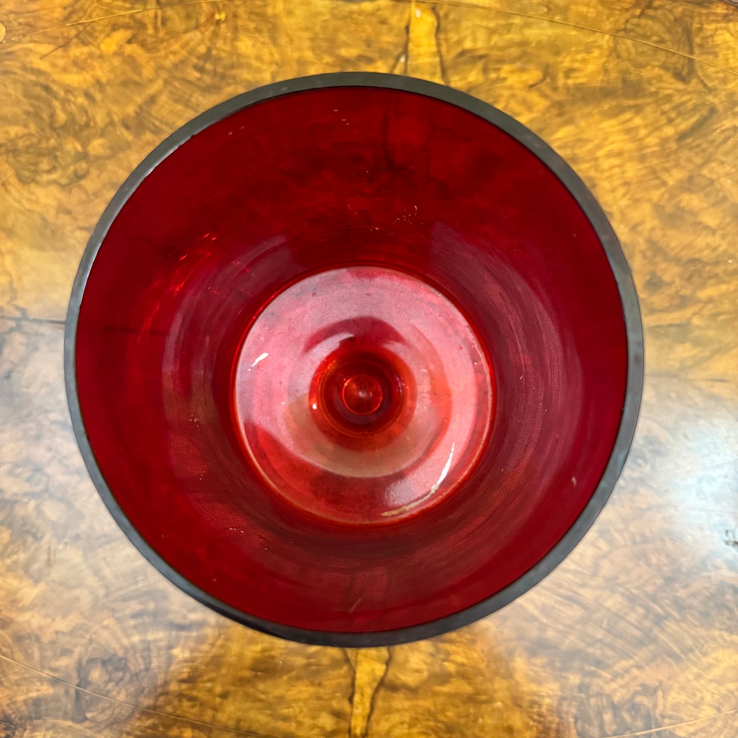 Glass Large Candle Holder