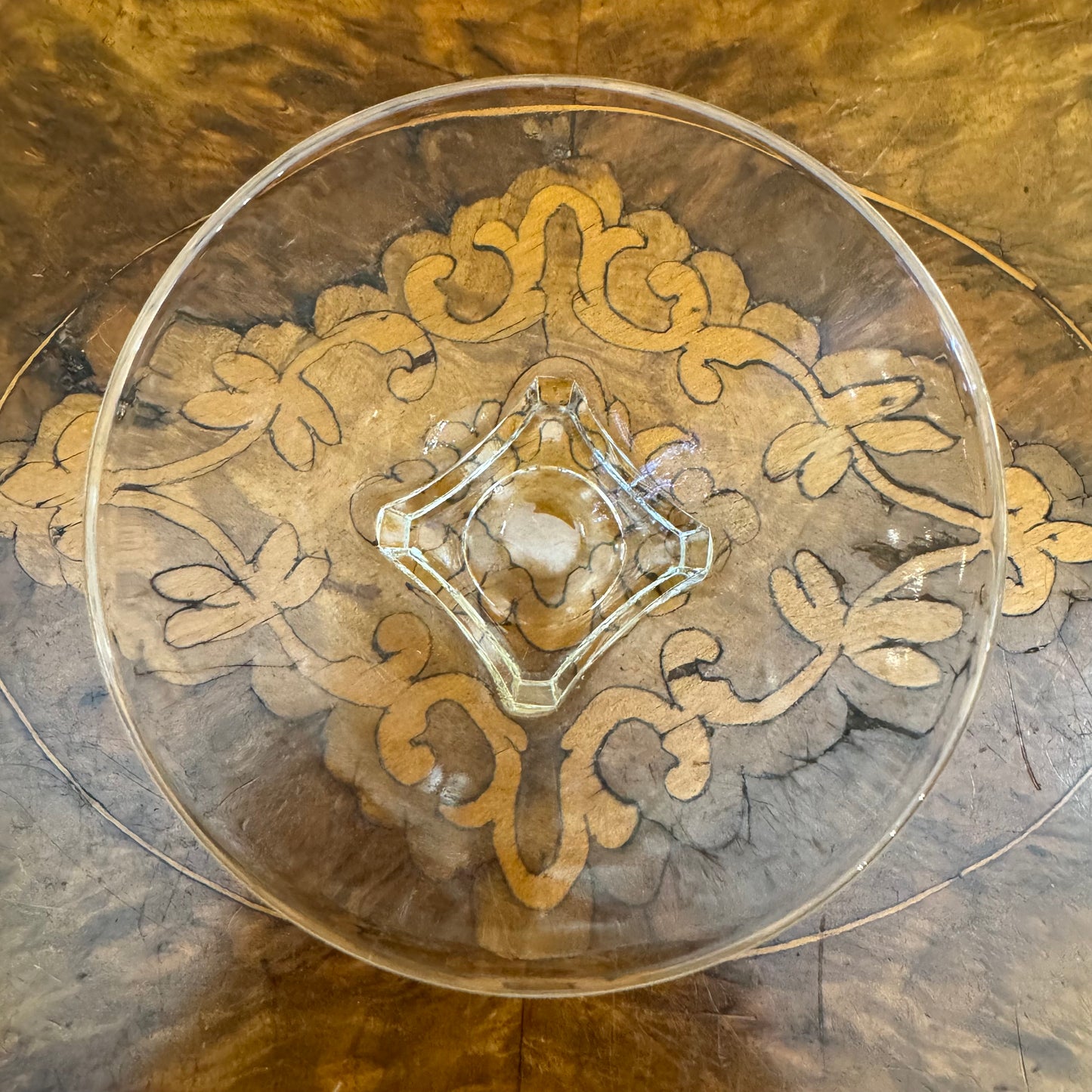 Vintage French Glass Dessert Bowls Pair