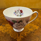 Vintage Queen Anne Duet Tea Cup Trio Set