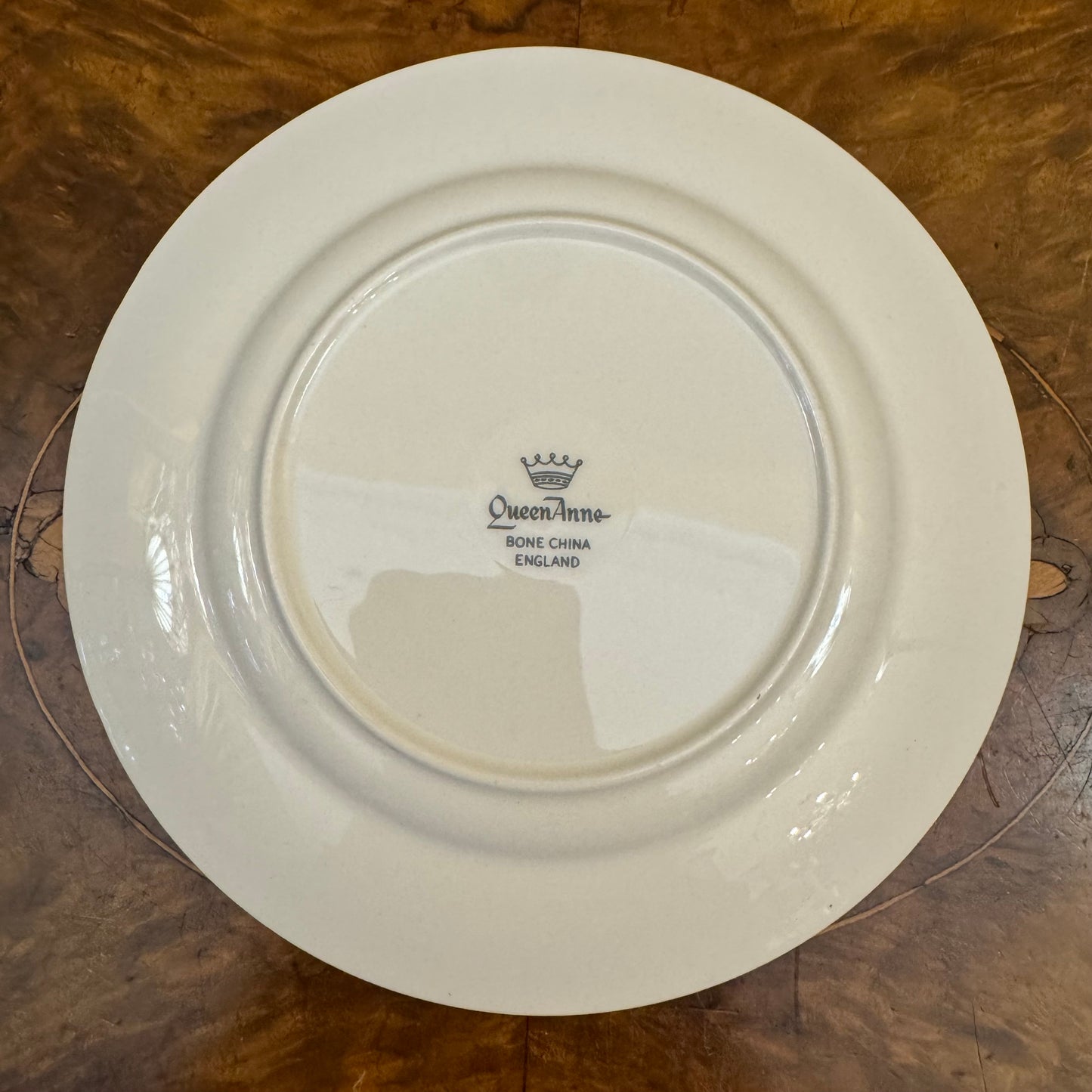 Vintage Queen Anne Duet Tea Cup Trio Set