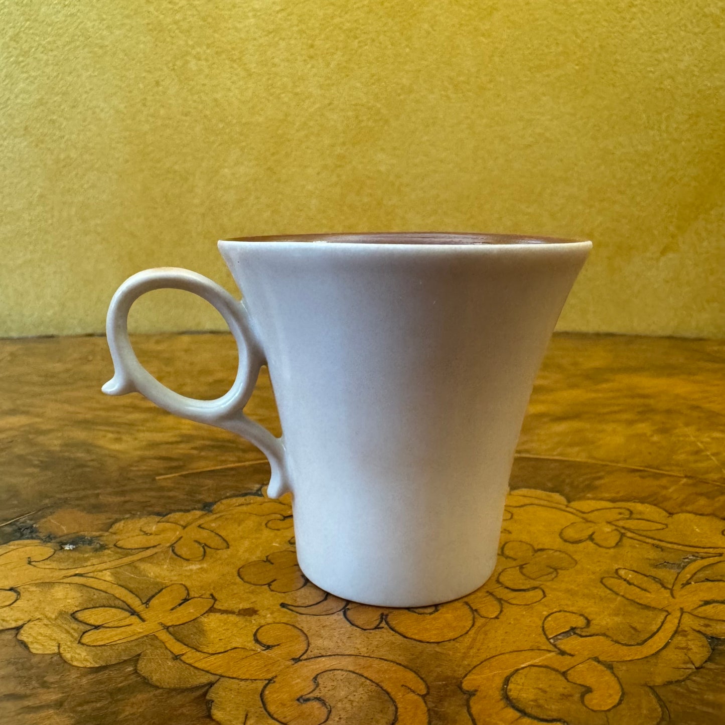 Vintage Brownie Downing Aboriginal Child Demitasse Coffee Cup & Saucer Set Of Four