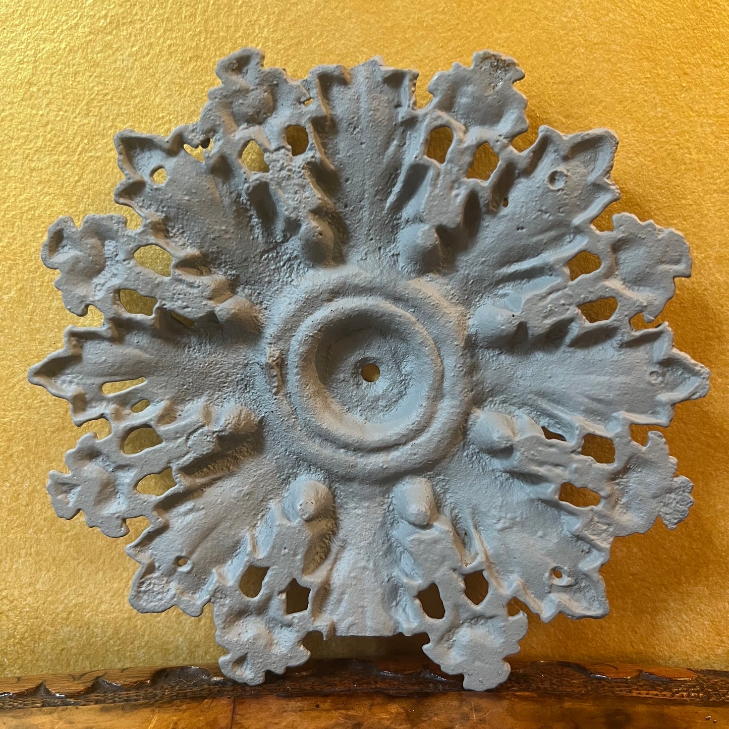 Antique Victorian Cast Iron Circle Piece