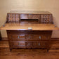 Antique 18th Century French Oak Large Bureau With Drawers