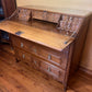 Antique 18th Century French Oak Large Bureau With Drawers