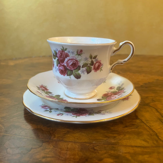 Vintage Queen Anne Tea Cup Trio Set