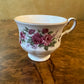 Vintage Queen Anne Pink Roses Tea Cup Trio Set